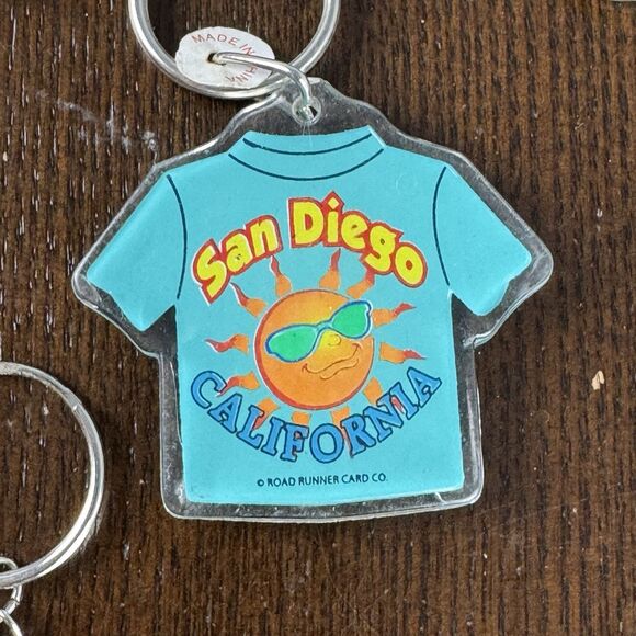 Souvenir Keychain Lot Aruba London Ottawa Chicago New York Mexico San Diego - Picture 11 of 12